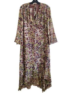 Vintage Rene Lezard Silk Vampy Whimsigoth Y2K Fairy Goth Asymmetrical Flutter